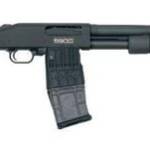 Mossberg 50205 590M Mag-Fed 12 Gauge 2.75" 10+1 18.50" Cylinder Bore Barrel Matte Blued Rec Black Synthetic Stock Right Hand