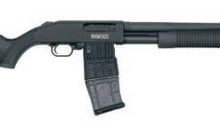 Mossberg 50205 590M Mag-Fed 12 Gauge 2.75" 10+1 18.50" Cylinder Bore Barrel Matte Blued Rec Black Synthetic Stock Right Hand