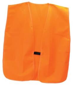 HME VESTOR Safety Vest OSFA Blaze Orange Polyester