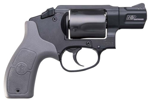 Smith & Wesson 103039 M&P Bodyguard J-Frame 38 Special +P 5 Shot 1.88" Matte Black Stainless Steel Barrel, Black PVD Cylinder, Matte Black Aluminum Frame, Gray Polymer Grip, Concealed Hammer