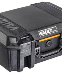 Pelican VCV300 Vault Case Large Size made of Polymer with Black Finish, Heavy Duty Handles, Foam Padding & 2 Push Button Latches 16" L x 11" W x 6.50" D Interior Dimensions