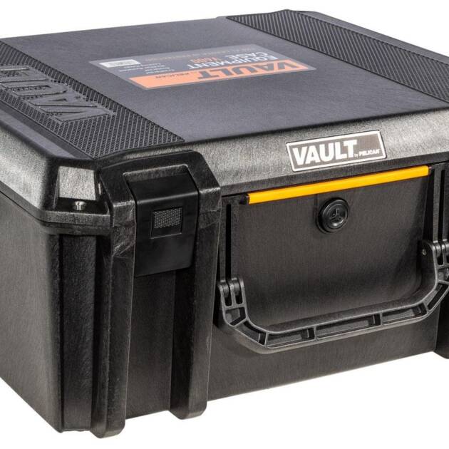Pelican VCV600 Vault Equipment Case Black 24" Interior 21" x L x 17" W x 9.50" D Polymer