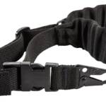 Blue Force Gear UDC200BGHKBK UDC Sling made of Black Cordura with 35"-55" OAL, 2" W, Padded Bungee Single-Point Design & Snap Hook for AR Platform