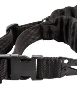 Blue Force Gear UDC200BGHKBK UDC Sling made of Black Cordura with 35"-55" OAL, 2" W, Padded Bungee Single-Point Design & Snap Hook for AR Platform