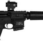 Smith & Wesson 12938 M&P15 Sport II OR *CA Compliant 5.56x45mm NATO 16" 10+1 Black Fixed Black Synthetic Stock Black California Paddle Grip Right Hand Crimson Trace Red Dot