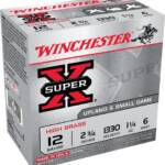 Winchester Ammo X126 Super X Game Load High Brass 12Gauge 2.75" 1 1/4oz 6Shot 25 Per Box/10 Case