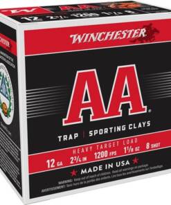 Winchester Ammo AAM128 AA Heavy 12Gauge 2.75" 1 1/8oz 8Shot 25 Per Box/10 Case
