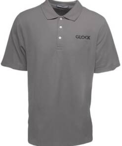 Glock AP95877 Classic Polo Gray Cotton Short Sleeve XL