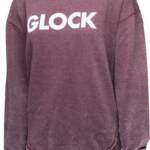 Glock AP95900 Womens Retro Fleece Maroon Long Sleeve 2XL Cotton/Polyester