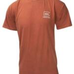 Glock AA75112 Carry With Confidence Rust Orange Cotton Short Sleeve Small