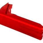Cross Armory CRGMCRD Mag Catch Extended Compatible w/ Glock Gen1-3/P80 Red Anodized Aluminum