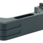 Cross Armory CRGMCBK Mag Catch Extended Compatible w/Glock Gen1-3/P80 Black Anodized Aluminum