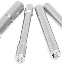 Cross Armory CRG4PSSV 4 Pin Set Silver 4140 Steel for Most Glock Gen4