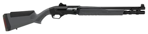 Savage Arms 57787 Renegauge Security 12 Gauge 3" 6+1 18.50" Black Barrel/Receiver, Gray Synthetic Furniture, Monte Carlo Stock, Ghost Ring Sight, 3 Ext. Chokes