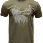Springfield Armory GEP8605S 2020 Elk Mens Military Green Cotton/Polyester Short Sleeve Small
