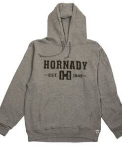 Hornady 99595XXXL Hornady Hoodie Gray Long Sleeve 3XL