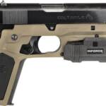 Recover Tactical CC3P0201 Frame Grip Tan Polymer Frame with Interchangeable Black & Tan Panels for Standard Frame 1911