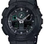 G-shock/vlc Distribution GA100MB1ACR G-Shock Tactical Black Stainless Steel Bezel 145-215mm