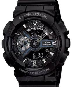 G-shock/vlc Distribution GA1101BCR G-Shock Tactical Black Stainless Steel Bezel 145-215mm