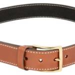 DeSantis Gunhide B12TL34Z0 Plain Lined Tan Leather Belt Size 34" 1.50" Wide Buckle Closure