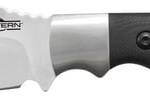 Camillus 19202 Western Kota 3.25" Fixed Plain Silver 420 Steel Titanium Bonded Blade, Black G10 Handle, Includes Sheath