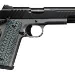 Savage Arms 67206 1911 Government 9mm Luger 10+1 5" Black Stainless Steel Barrel, Black Nitride Serrated Stainless Steel Slide, Stainless Steel Frame w/Beavertail, Black/Gray VZ Grip