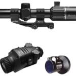 Burris 300674 BTC 35 V2 RT6 Combo Thermal Clip On/Handheld/Mountable Matte Black 1-4x35mm, Multi Reticle, 400x300, 50Hz Resolution, Zoom 1x/2x/4x, Includes SS #153204