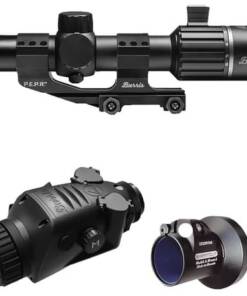 Burris 300674 BTC 35 V2 RT6 Combo Thermal Clip On/Handheld/Mountable Matte Black 1-4x35mm, Multi Reticle, 400x300, 50Hz Resolution, Zoom 1x/2x/4x, Includes SS #153204