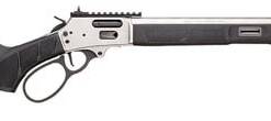 Smith & Wesson 13812 1854 44 Mag 9+1 19.25" Stainless Steel Threaded Barrel, Picatinny Rail Receiver, Fixed Black Synthetic Stock