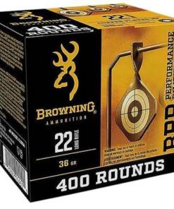 Browning Ammo B194122401 22LR 36gr Plated Hollow Point 400 Per Box/4 Case