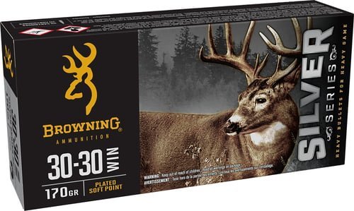 Browning Ammo B192602431 Silver 243Win 100gr Plated Soft Point 20 Per Box/10 Case
