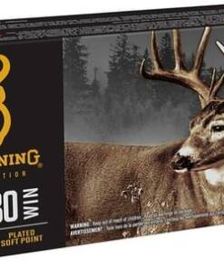 Browning Ammo B192630301 Silver 30-30Win 170gr Plated Soft Point 20 Per Box/10 Case