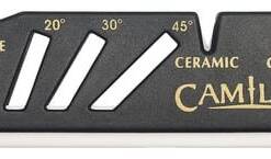 Camillus 19224 Glide Sharpener Carbide/Ceramic Sharpener Black