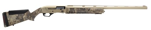 Savage Arms 57776 Renegauge Prairie 12 Gauge Semi-Auto 4+1 28" Desert Sand Cerakote Fluted Vent Rib Barrel & Aluminum Receiver, Adjustable TrueTimber Prairie Synthetic Stock