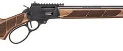 Smith & Wesson 13809 1854 44 Rem Mag 9+1 19.25" Black Armornite Threaded Barrel, Black Armornite Picatinny Rail Stainless Steel Receiver, Fixed Walnut w/Textured Grip Panels Stock, Large Loop