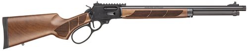 Smith & Wesson 13809 1854 44 Rem Mag 9+1 19.25" Black Armornite Threaded Barrel, Black Armornite Picatinny Rail Stainless Steel Receiver, Fixed Walnut w/Textured Grip Panels Stock, Large Loop