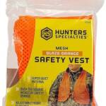 Hunters Specialties HS02006 Safety Vest OSFA Chest Orange Mesh