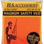 Hunters Specialties HS02002 Safety Vest Magnum Fits up to 4XL Chest Orange