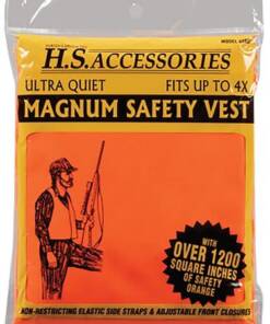 Hunters Specialties HS02002 Safety Vest Magnum Fits up to 4XL Chest Orange