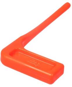 Leapers RBCSF06 Chamber Safety Flag Orange Polymer 3.50" Long 6 Pack