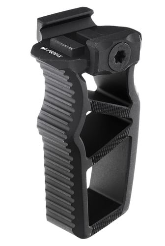 Leapers MTFGP01X Ultra Slim Foregrip Matte Black Anodized Aluminum