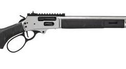 Smith & Wesson 14204 1854 45-70 Gov 6+1 20" Stainless Threaded Barrel, Stainless Steel Receiver w/Picatinny Rail, Fixed Black Synthetic Stock, Thread Protector