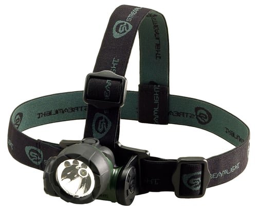 STL 61051 TRIDENT HEADLAMP WHT/GRN LED GREEN