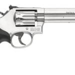 Smith & Wesson 160578 Model 617 *CA Compliant 22 LR Stainless Steel 6" Barrel & 10 Shot Cylinder, Satin Stainless Steel K-Frame, Black Polymer Grip,Internal Lock