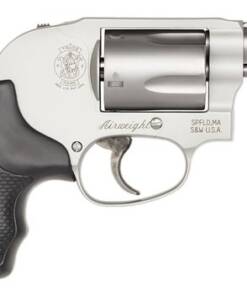 Smith & Wesson 163070 Model 638 *CA Compliant 38 Special + P 5 Shot 1.88" Stainless Steel Barrel/Cylinder, Matte Silver Aluminum Alloy J-Frame, Polymer Grip, Internal Lock, Concealed Hammer