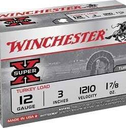 Winchester Ammo X123MT4 Super X Magnum Turkey 12Gauge 3" 1 7/8oz Copper Plated 4Shot 10 Per Box/10 Case