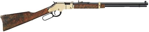 Henry H004M Golden Boy 22 WMR Caliber with 12+1 Capacity, 20.50" Blued Barrel, Brasslite Metal Finish & American Walnut Stock Right Hand (Full Size)