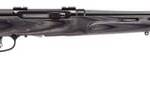 Savage Arms 47005 A17 Target Full Size 17 HMR 10+1 22" Black Heavy Fluted Barrel, High Luster Drilled & Tapped Carbon Steel Receiver, Satin Gray Thumbhole Laminate Stock, Right Hand