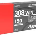 Aguila Ammunition .308 Win Rifle Ammo - 150 Grain | FMJ-BT | 20rd Box