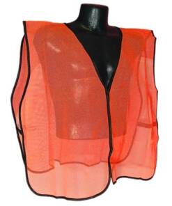 Radians SVO Safety Vest OSFA Orange Polyester Mesh